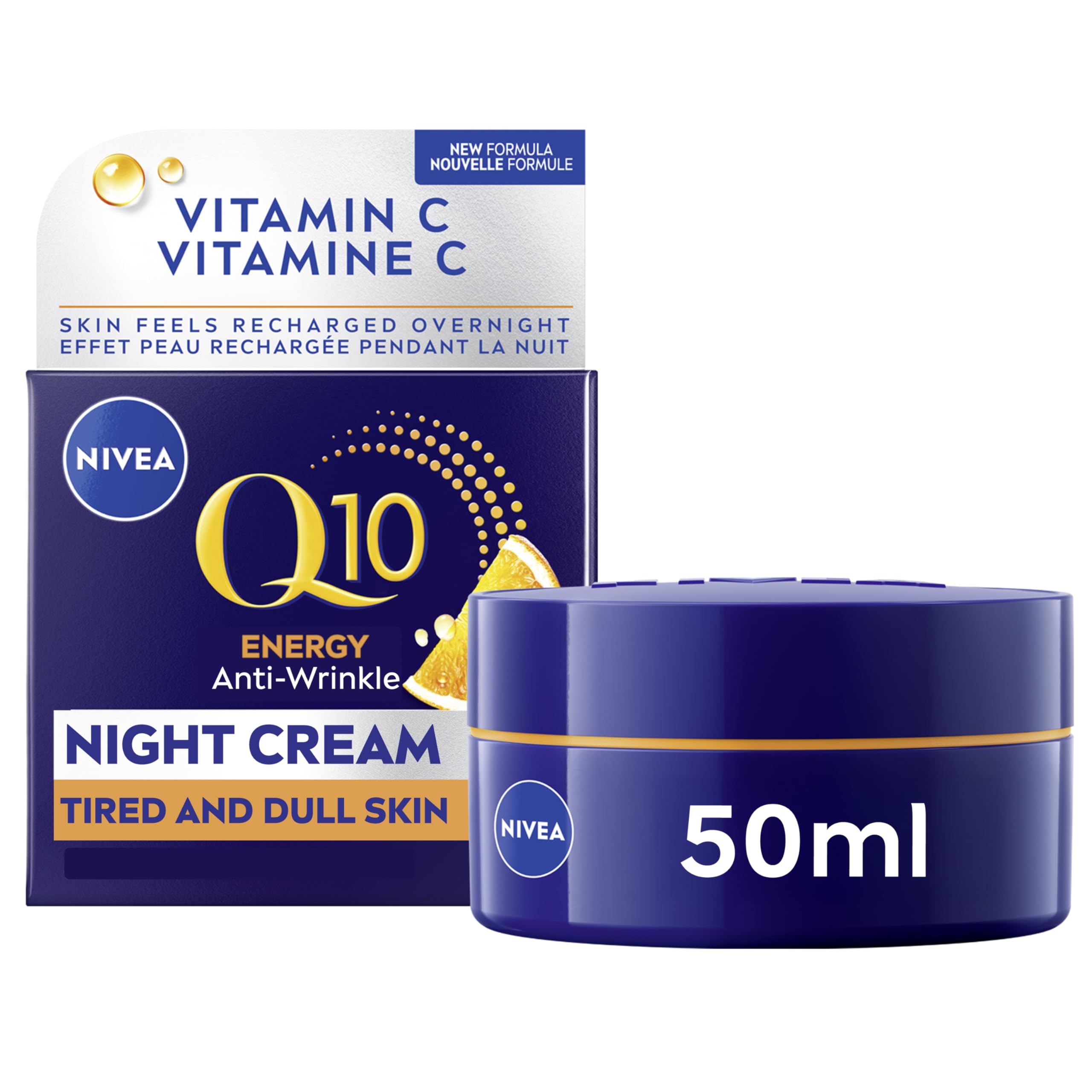 Amazon.com: NIVEA Q10 Energy Anti-Wrinkle Night Face Cream 50 ml